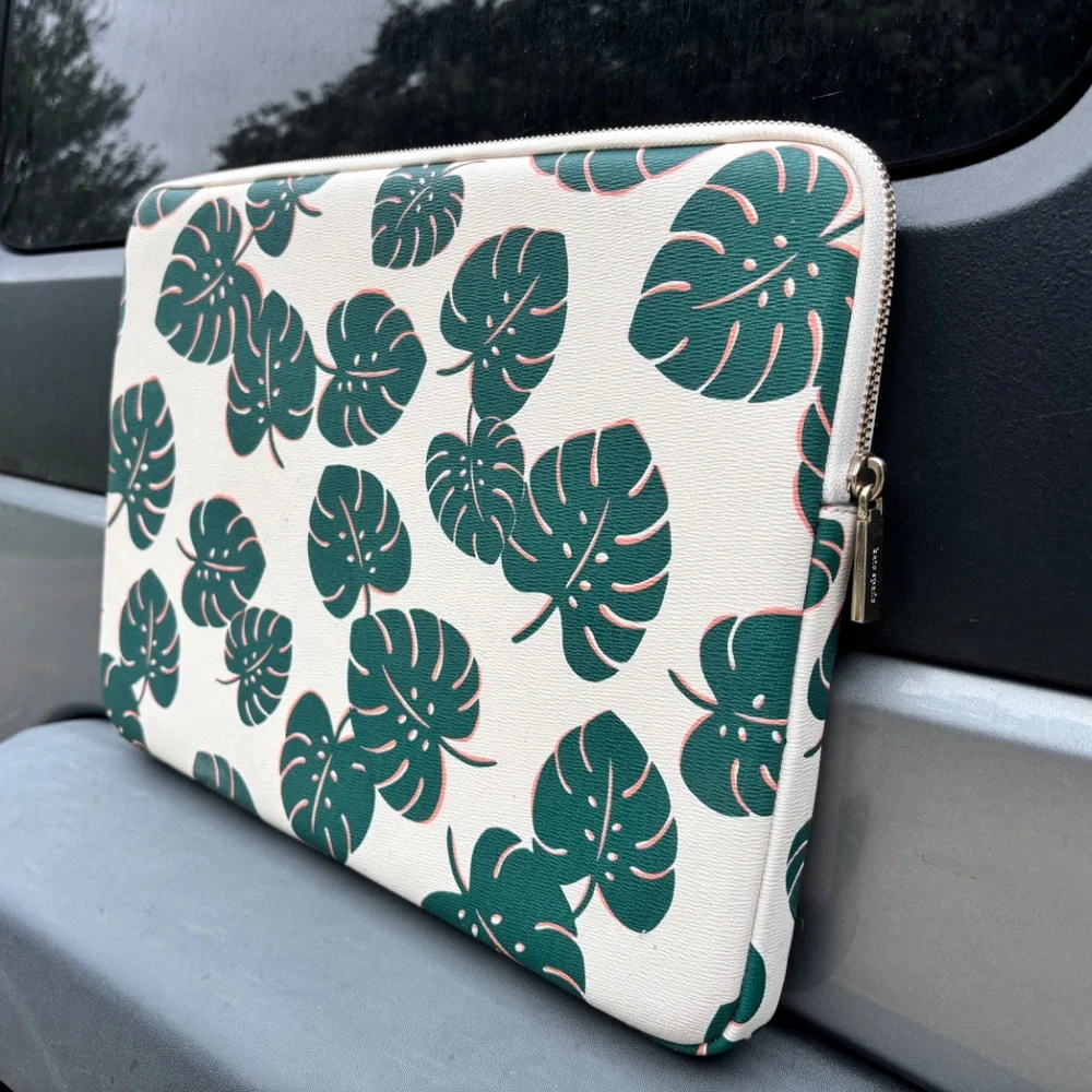Kate Spade Laptop Sleeve - Monstera Leaves